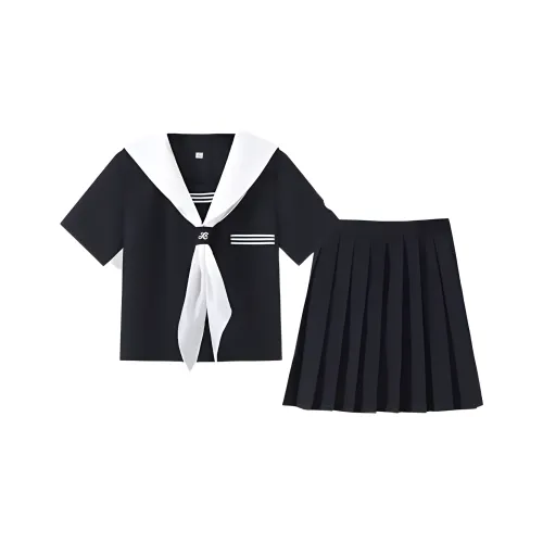 FUSHENG Uniforms Women's Black
