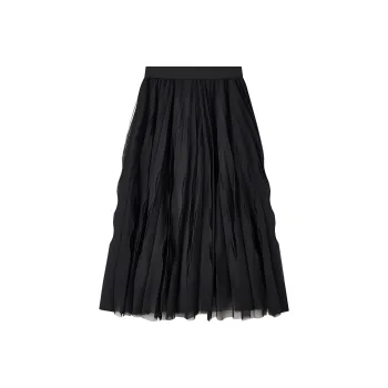 EICHITOO Casual Long Skirts Women's Black