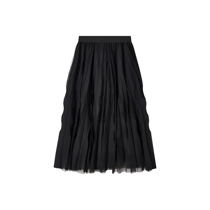 EICHITOO Casual Long Skirts Women's Black-0