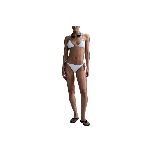 Nike Swim Swoosh Link Women's Terry Tie String Bikini Bottom