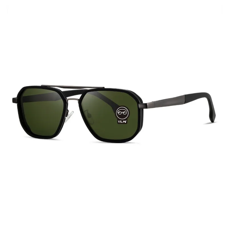 YALMY Metal Square Ink Lenses Unisex-4