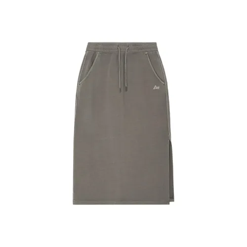 Lee Casual Long Skirt Women's Paint Brown