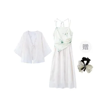 PAVEA Skirt Set Women's Apricot