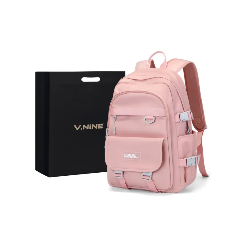 V.NINE Fabric Backpack Large Size Unisex Multicolor-5