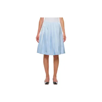 Self portrait Satin Midi Skirt