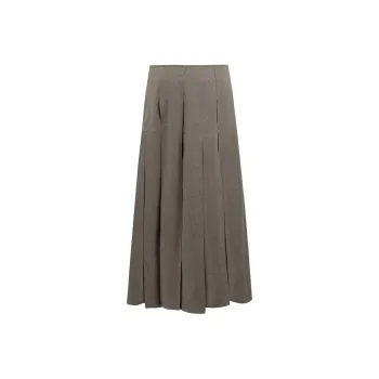 Self Who Casual Long Skirts Women's Sphagnum Moss