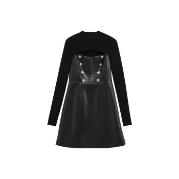 Bebe Two Piece Skirt Sets Women's Black