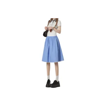 FOREVER 21 Casual Short Skirts Women's Blue