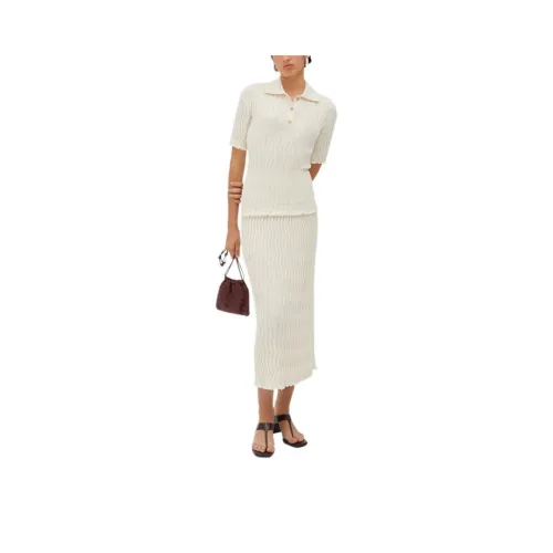 Bottega Veneta Ribbed Skirt