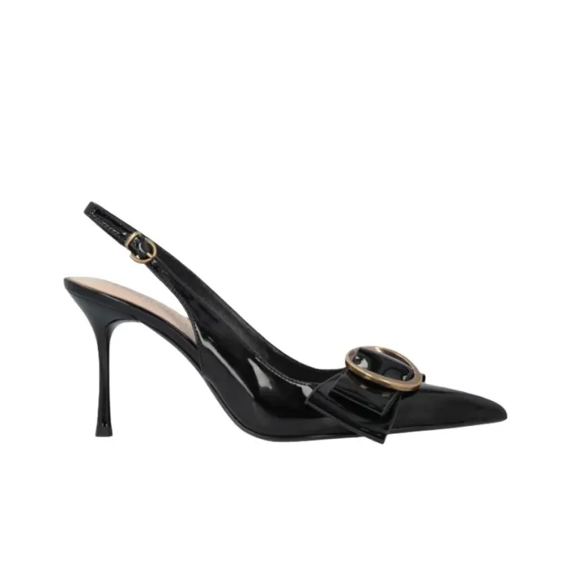 PINKO Elsa 6 Slim Heel High Heels Women's Black-1