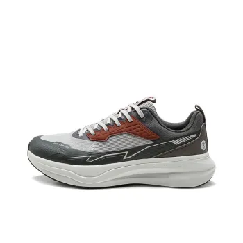 QIAODAN Anti Slip Wear Resistant Low Top Casual Running Shoes Men's Gray