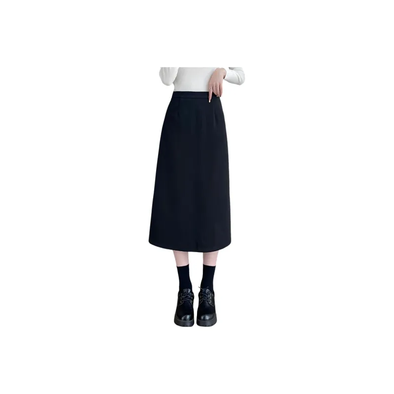 Oudifu Casual Long Skirt Women's-0