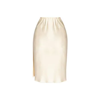 JIL SANDER Flared Satined Midi Skirt