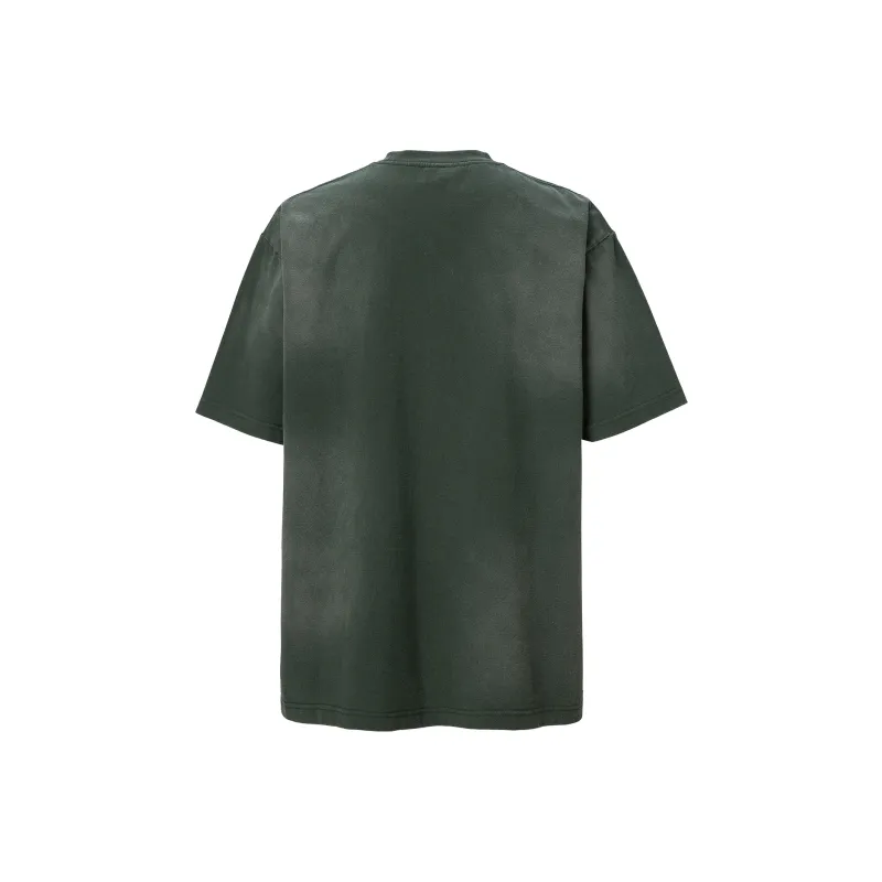 FIRE 2 COLD EGO T Shirts Unisex Distressed Green-1
