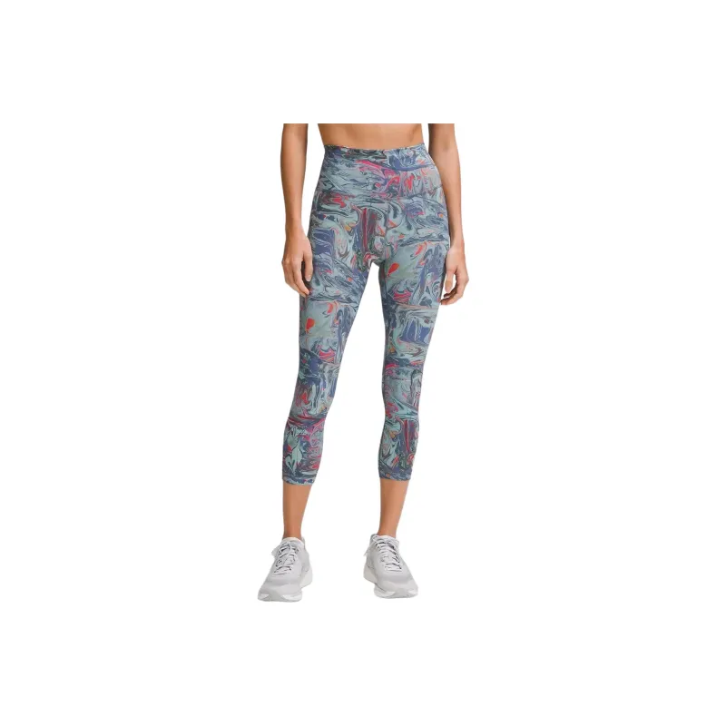 Lululemon Wunder Train Sports Pants Women's Pink Multicolor-2
