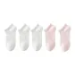 5 Pack (White+White+White+Light Pink+Light Pink)
