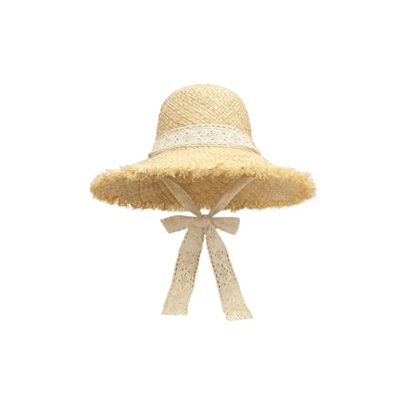 MUSTKOO Raffia Sun Protection Hats Women's-0