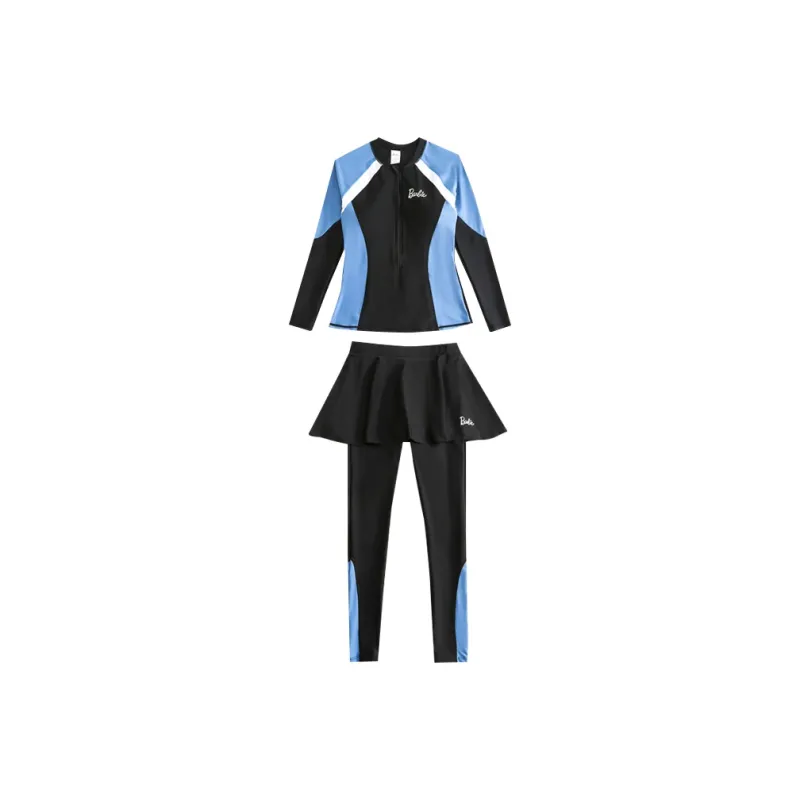 Barbie Two Piece Swimsuit Women's Black-0