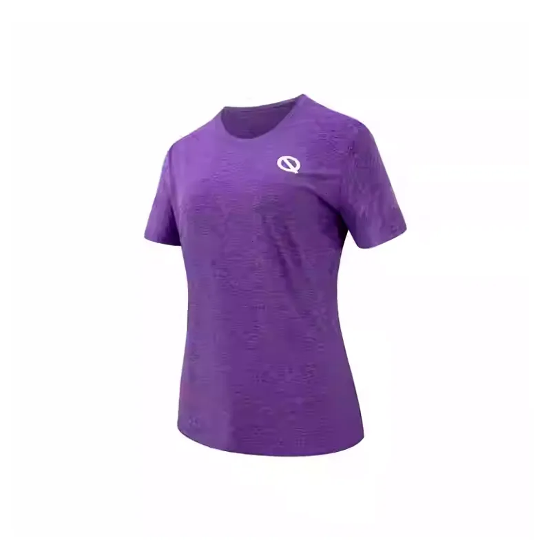 Qinkung T Shirt Women's Dark Reddish Purple-0