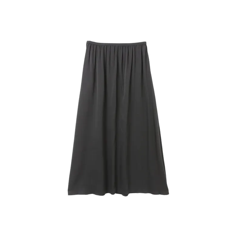 SETIROM Casual Long Skirt Women's Black-0