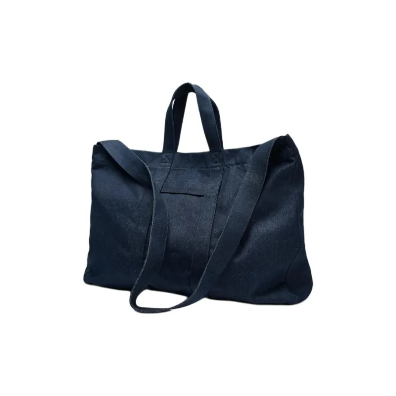 ZARA FANGLU LIN Collaboration 100% Cotton Travel Bag Unisex Blue-2
