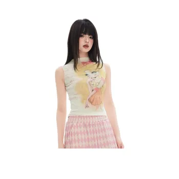 LALABOBO Tank Tops Women's Ecru