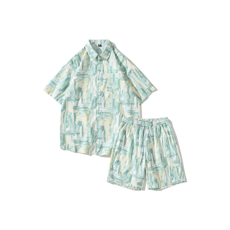 Fakeyoung Shirt Matching Set Unisex-12