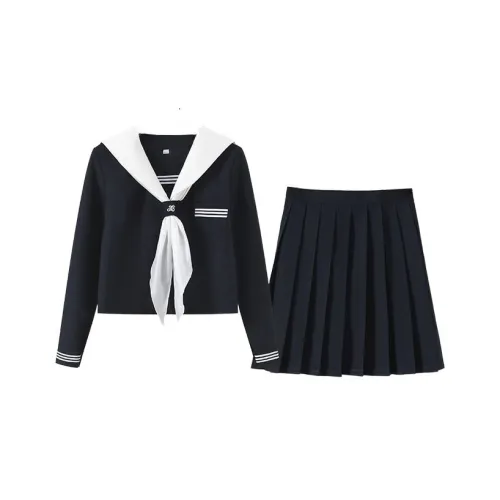 FUSHENG Uniforms Women's Black