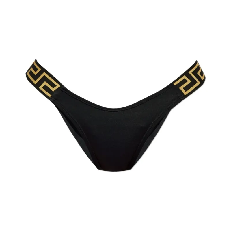 VERSACE Logo Band Swimsuit Bottoms-0