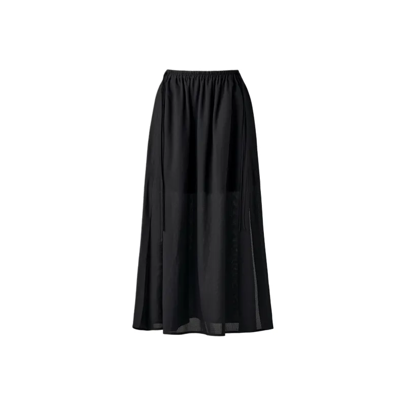 UNIQLO C Collection Casual Long Skirts Women's Black-0