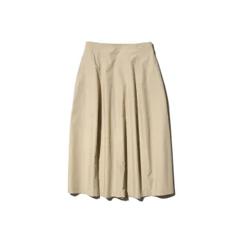 UNIQLO Casual Long Skirts Women's Dark Beige