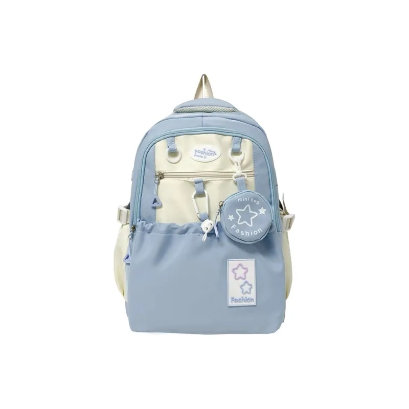 Yalu Nylon Backpack Unisex Multicolor-6