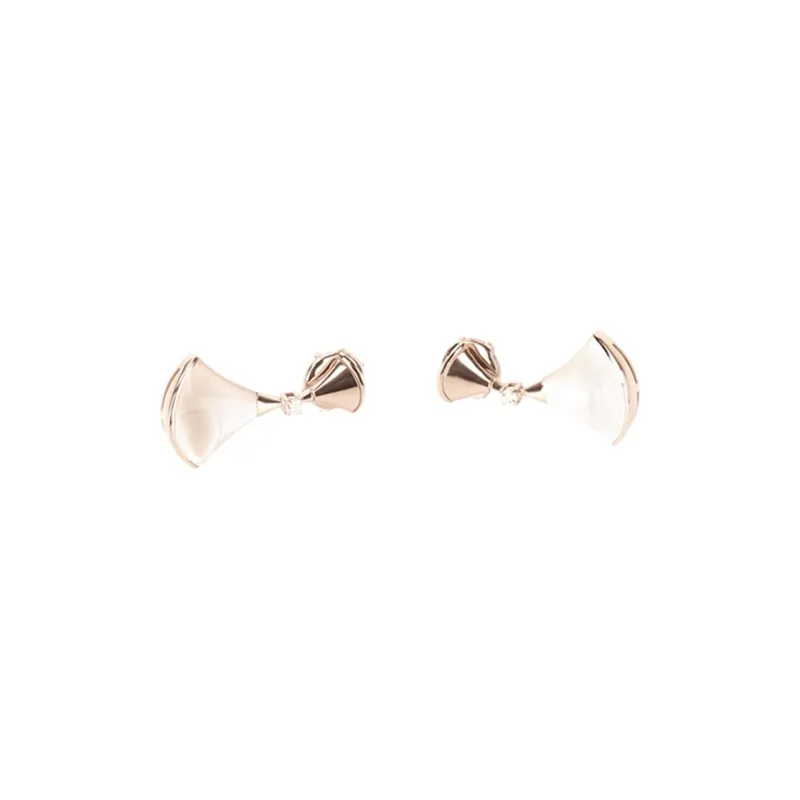 BVLGARI Divas' Dream Series 18K Rose Gold Earrings Women's-1