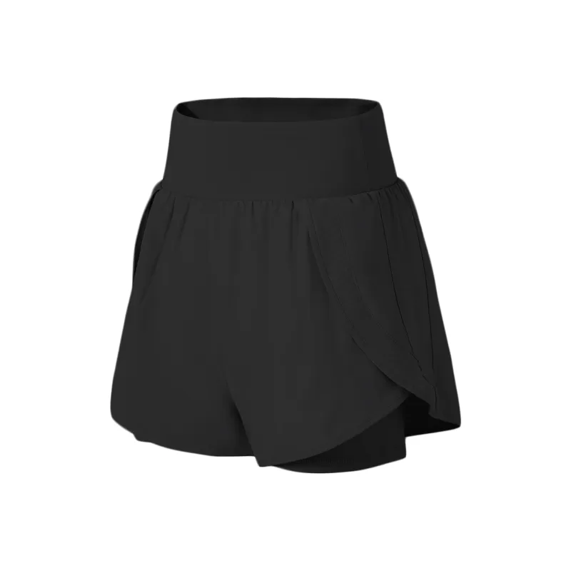 Lan Pattern Sports Shorts Women's-4