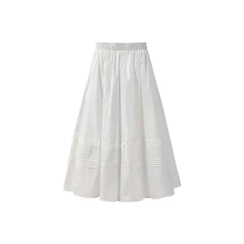 Cypress House Casual Long Skirt Women's White