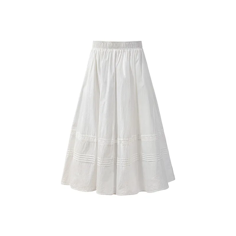 Cypress House Casual Long Skirt Women's White-0