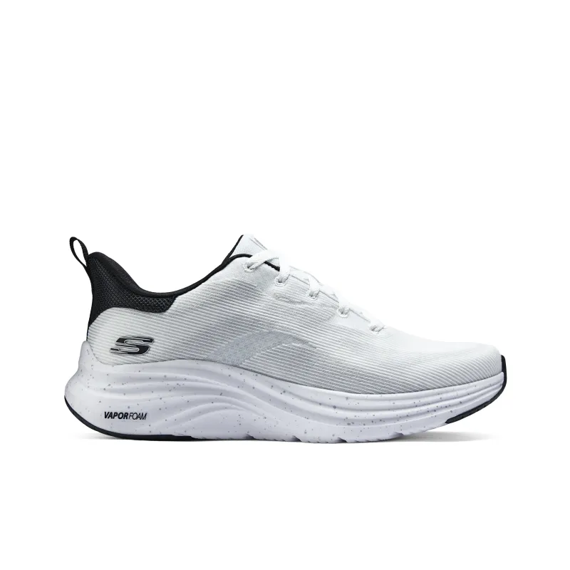 Skechers Cushioning Rebound Low Top Running Shoes Men's White Black-1