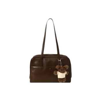 OTA PU Pillow Bag Handbag, Shoulder Bag Women's Brown