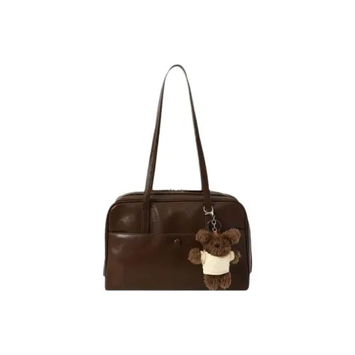 OTA PU Pillow Bag Handbag, Shoulder Bag Women's Brown