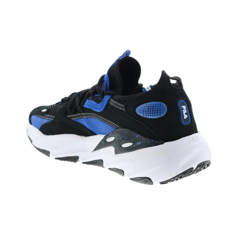 FILA Ray Tracer Evo 2 Anti Slip Wear Resistant Low Top Running Shoes Men's Black-4