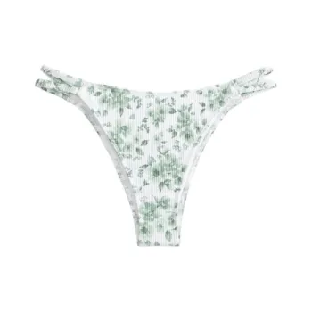 Hollister Swimming Shorts Women's Olive Green Floral
