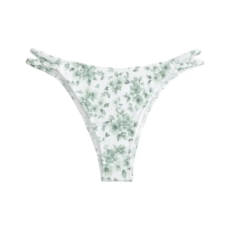 Hollister Swimming Shorts Women's Olive Green Floral-0