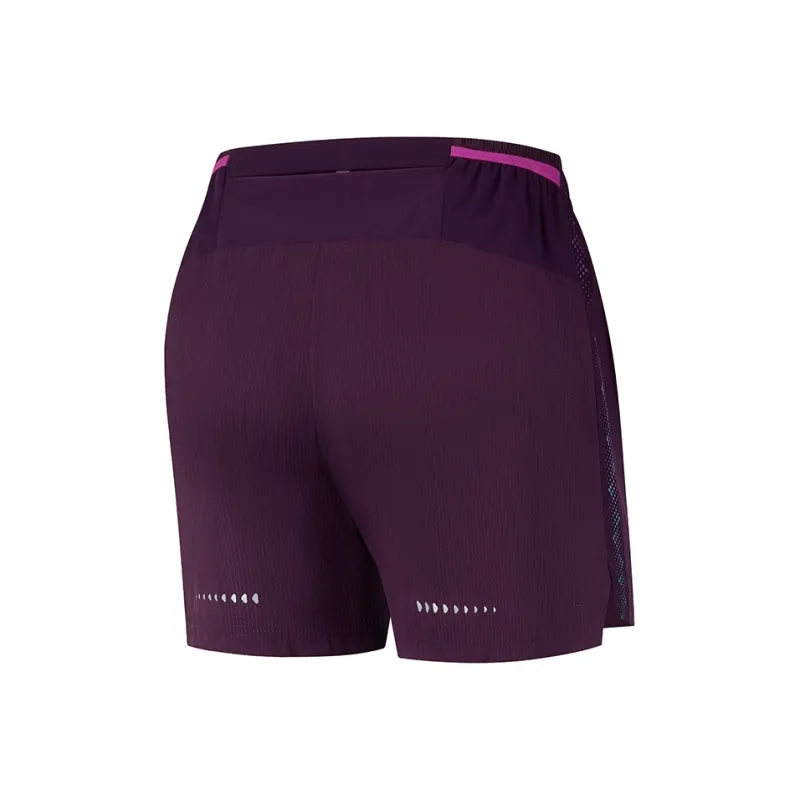 QIAODAN Feiying Casual Shorts Women's Black Currant Purple-1