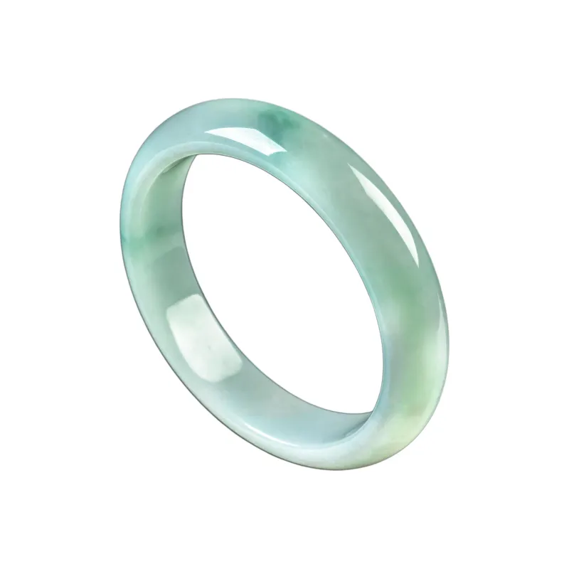 PUPAN Ice Glutinous Jadeite Bangles Women's-0