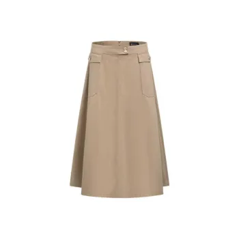 Hush Puppies Casual Long Skirts Women's Oak Brown