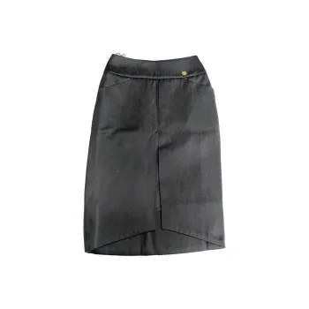 CHANEL Casual Long Skirt Women's Black
