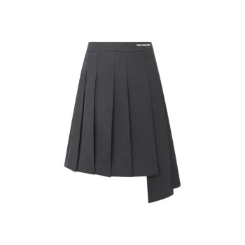 ANN ANDELMAN Casual Long Skirt Women's Dark Gray