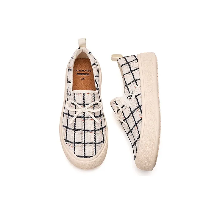 Joy&Mario Abrasion Resistant Height Increasing Slip Resistant Low Top Casual Shoes Women's-7