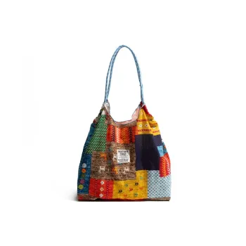 VIHUS Cotton Fabric Handbag Regular Women's Multicolor