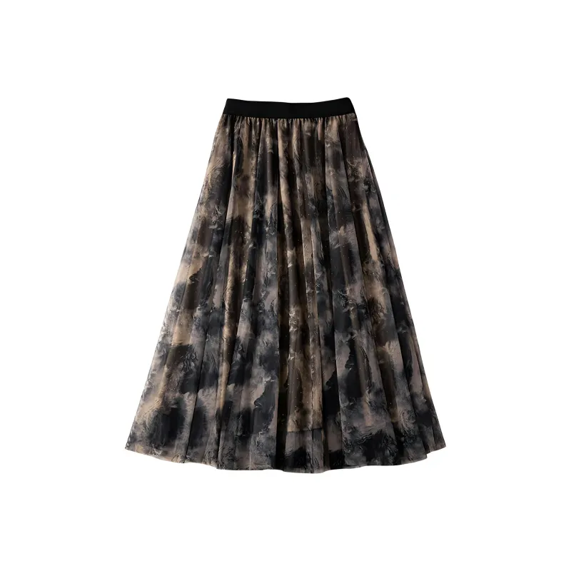 CHABER Casual Long Skirt Women's Dark Khaki-0